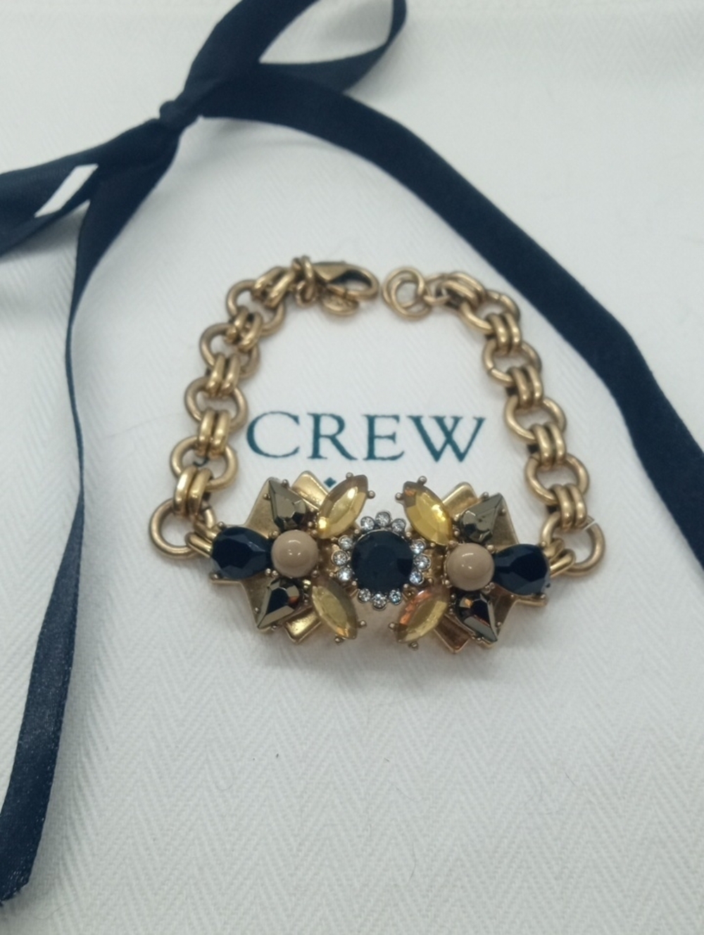 J.CREW BEJEWELED BRACELET
